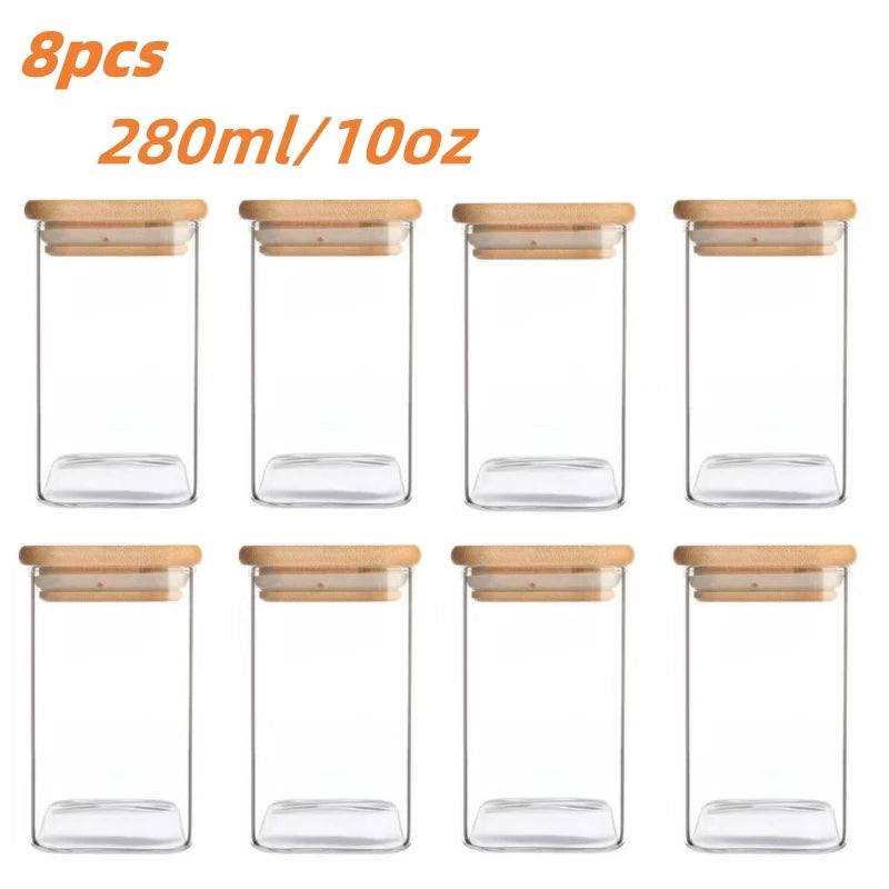 Airtight Glass Food Storage Jars