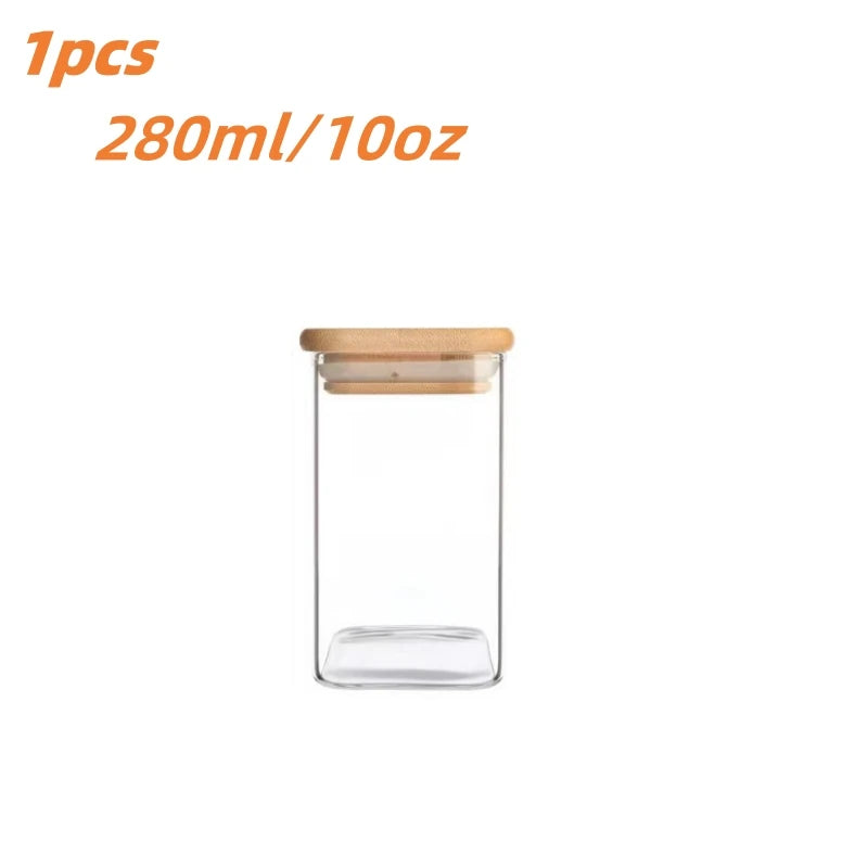 Airtight Glass Food Storage Jars